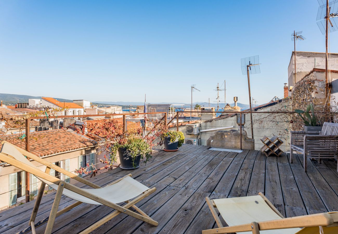 Maison à La Ciotat - Maison Oktopus. Terrasses avec vue mer, clim sauna