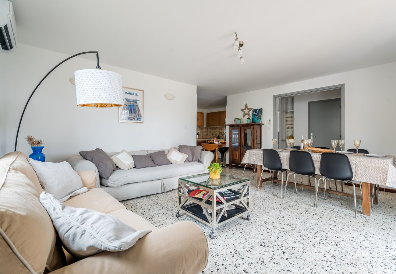 Appartement à La Ciotat - Les Cigales, bas de villa, clim, jardin parking